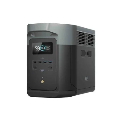 Ecoflow Delta 2 Max Portable Power Station 2084Wh Capacity, 2400W Rated Output, X-Boost Up To 3100W - Black
